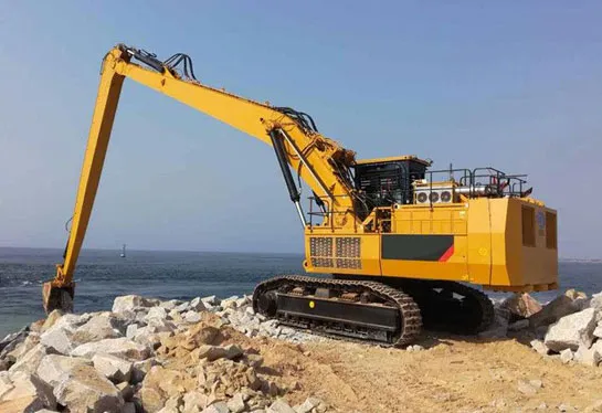 long reach excavator